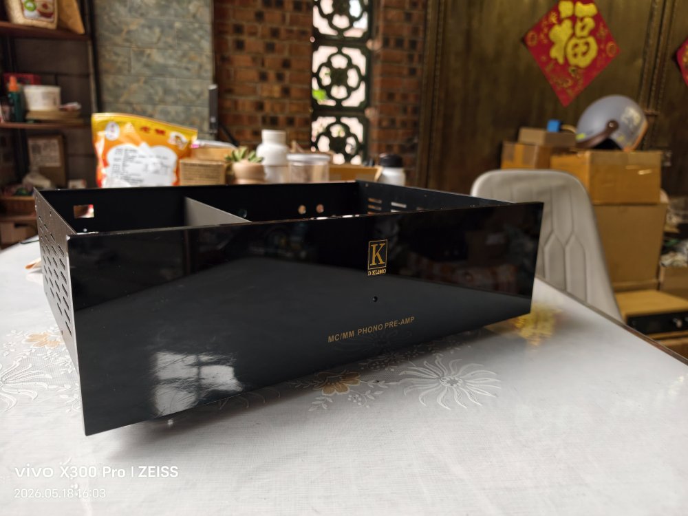D.Klimo Audiophile tube phone amplifier chassis HIFI DIY iron amplifier case