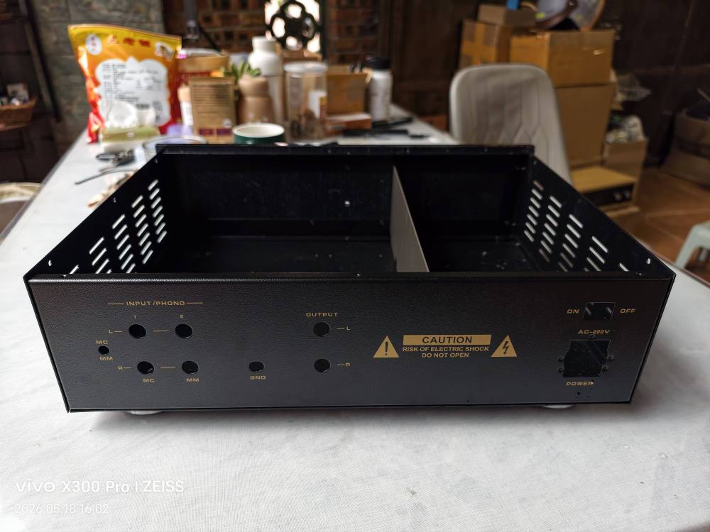 D.Klimo Audiophile tube phone amplifier chassis HIFI DIY iron amplifier case