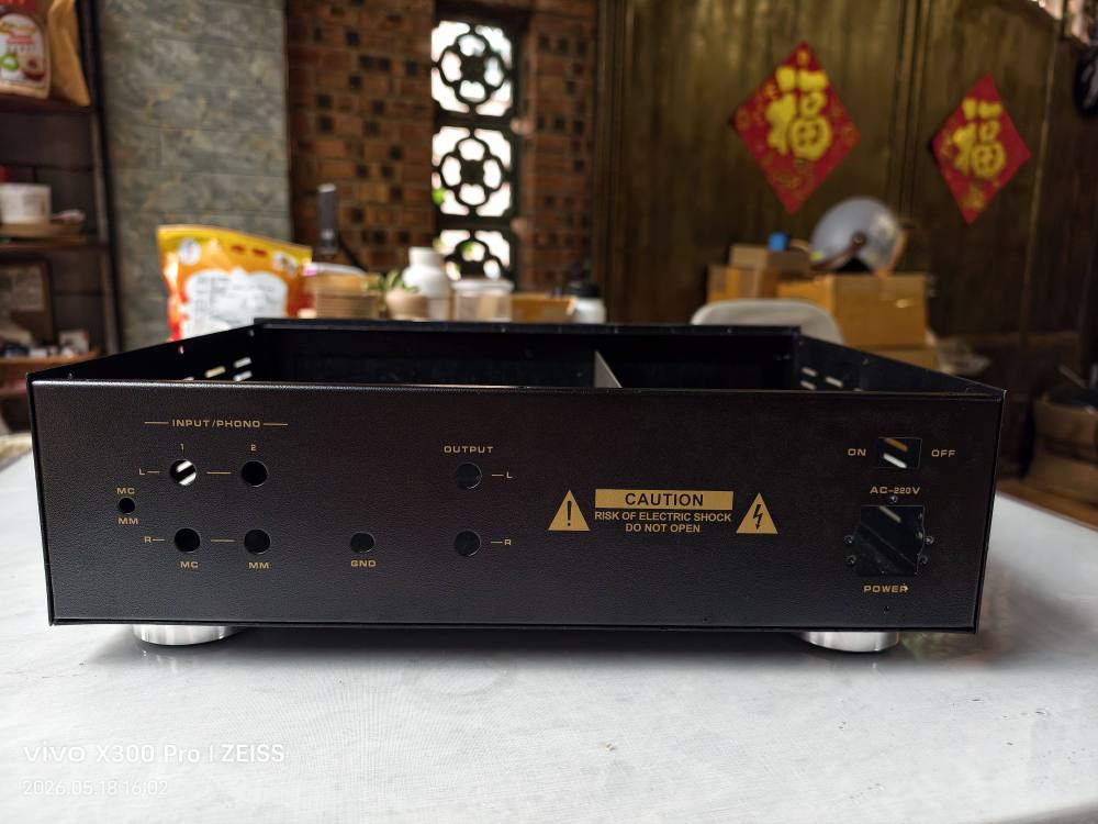 D.Klimo Audiophile tube phone amplifier chassis HIFI DIY iron amplifier case