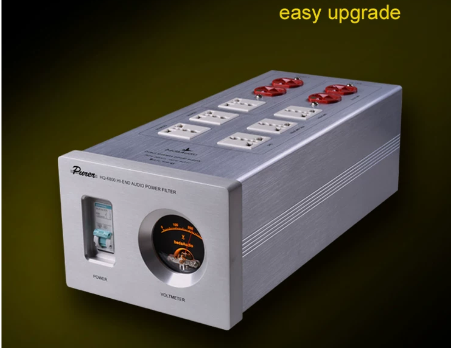 Power filter bada  HQ-6800 hifi audio US universal sockets Power purifier Anti-interference socket Lightning protection