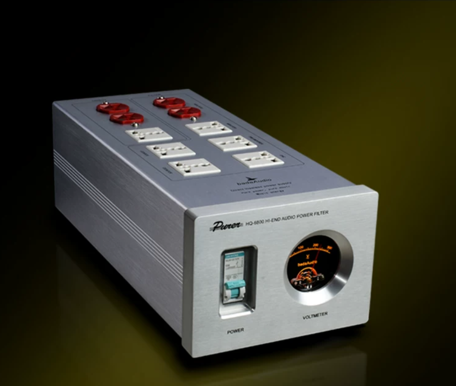 Power filter bada  HQ-6800 hifi audio US universal sockets Power purifier Anti-interference socket Lightning protection