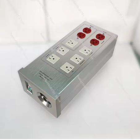Power filter bada  HQ-6800 hifi audio US universal sockets Power purifier Anti-interference socket Lightning protection