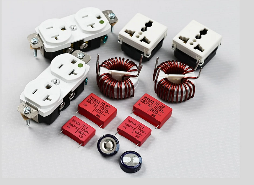 Bada 5520 hifi audio dual road sockets power filter DC isolation anti-interference elimination lightning protection multifunctional power filter