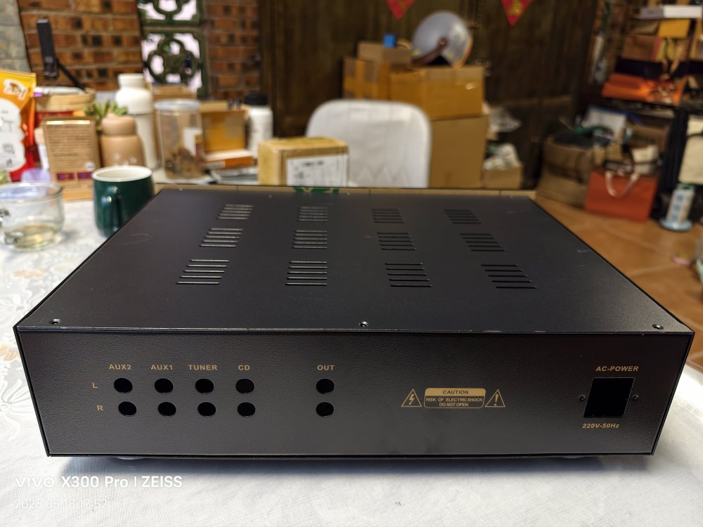 Shindo tube preamplifier chassis Petrus Iron HIFI DIY amplifier case