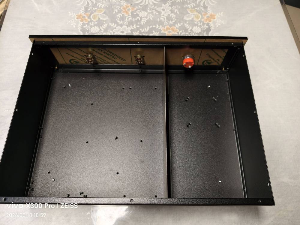 4311 Shindo tube preamplifier chassis Petrus Iron HIFI DIY amplifier case 430*110*300mm