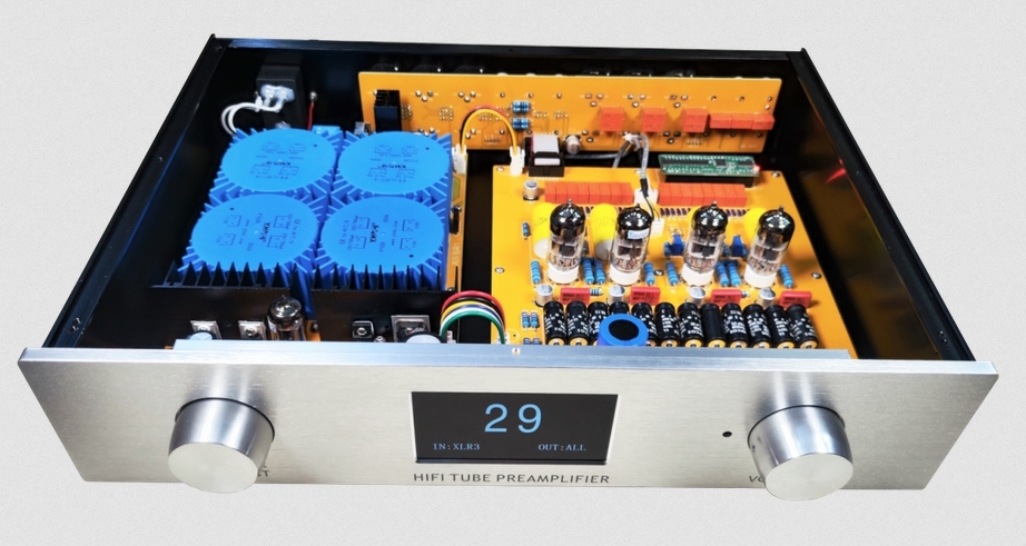 6DJ8 6922 HIFI DIY stereo Fully balanced tube preamplifier Multiple configuration options available