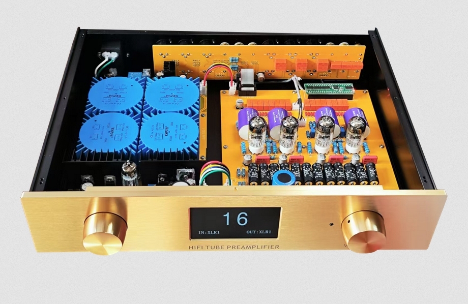 6DJ8 6922 HIFI DIY stereo Fully balanced tube preamplifier Multiple configuration options available