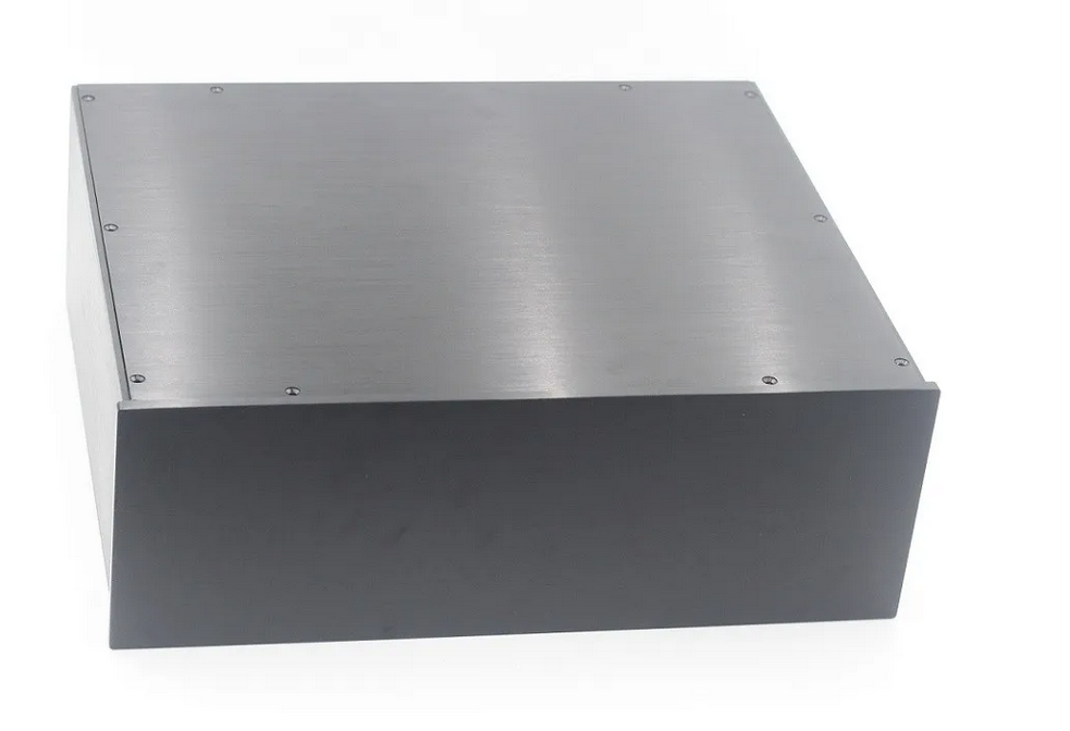 W430 H150 D410 Custom Holes EU Plug Hole DIY Power Amplifier Filter power supply install housing black silver