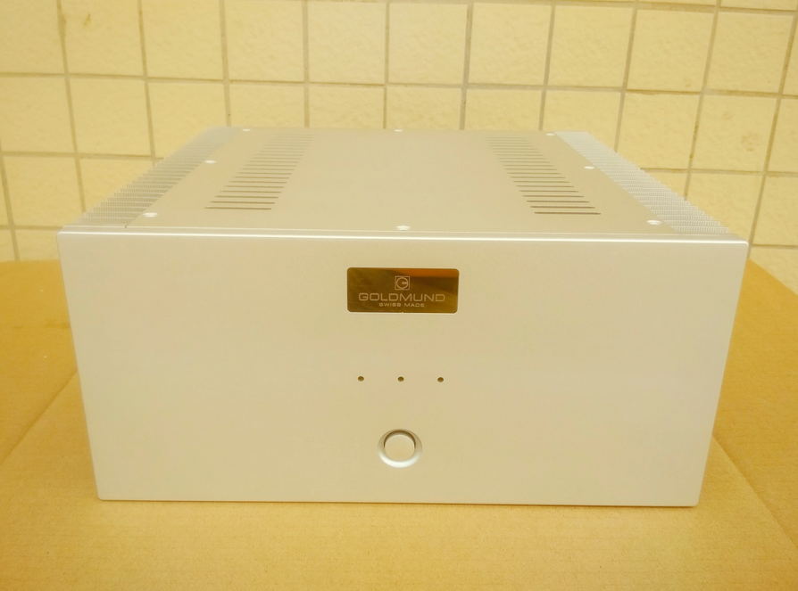 320*150*308mm Goldmund Silver All aluminum amplifier chassis AMP Enclosure DIY box with heatsink