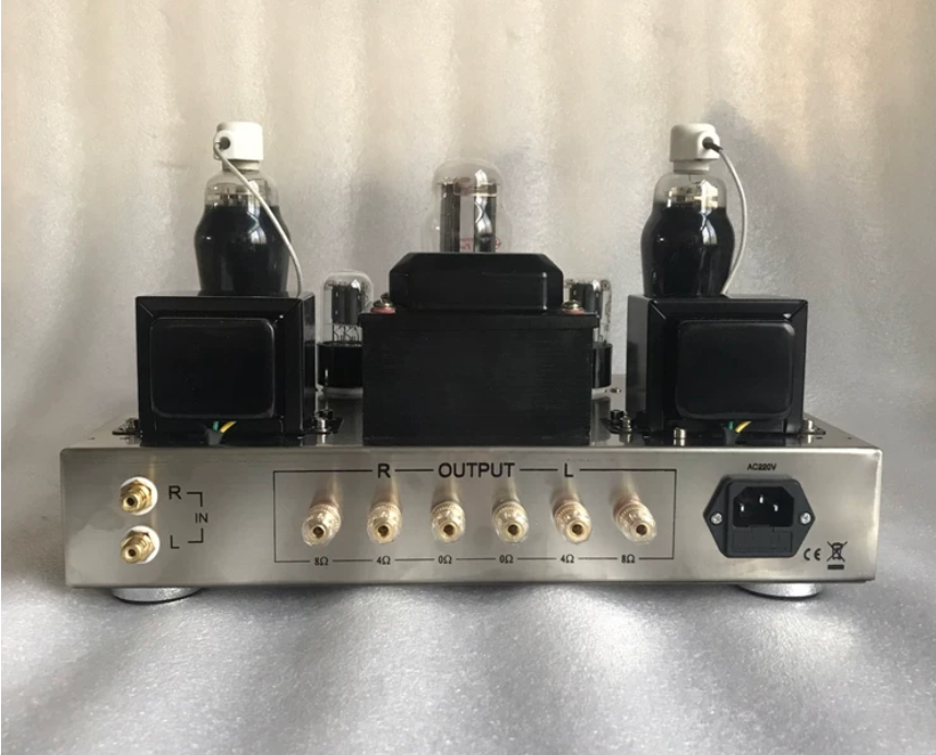 Hand-built Shed Class-A Single-ended Direct Heating Tube FD422 Tube Amplifier Finished
