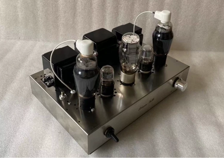 Hand-built Shed Class-A Single-ended Direct Heating Tube FD422 Tube Amplifier Finished