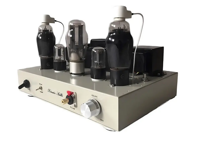 Hand-built Shed Class-A Single-ended Direct Heating Tube FD422 Tube Amplifier Finished