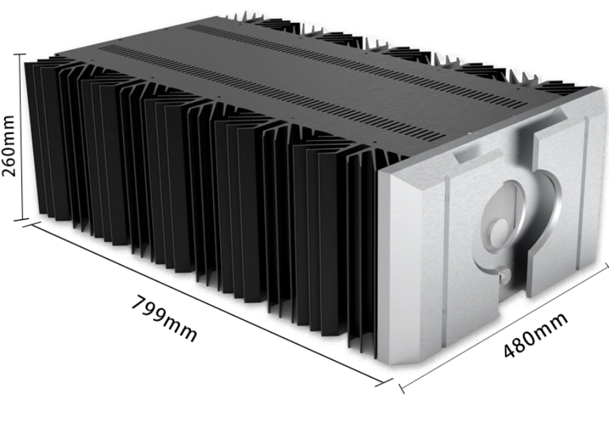 PASS XA160.5L Big class A Aluminum Chassis Power Amplifier Enclosure DIY Case Hi-End Box