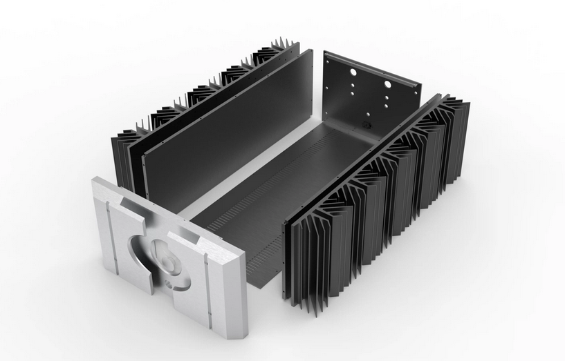 PASS XA160.5L Big class A Aluminum Chassis Power Amplifier Enclosure DIY Case Hi-End Box