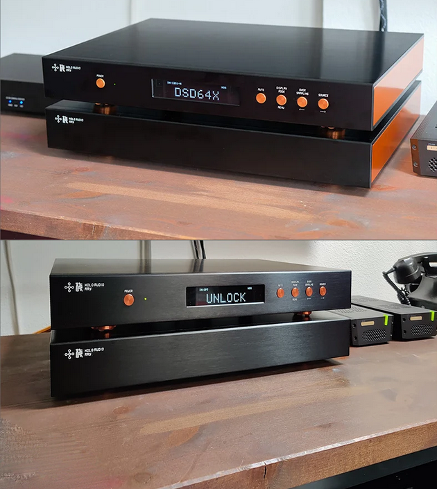 HOLO Audio Spring 3 Fully Discrete R2R Decoder DAC Direct Solution DSD Pre Power Amplifier，L2/L3 direct solution