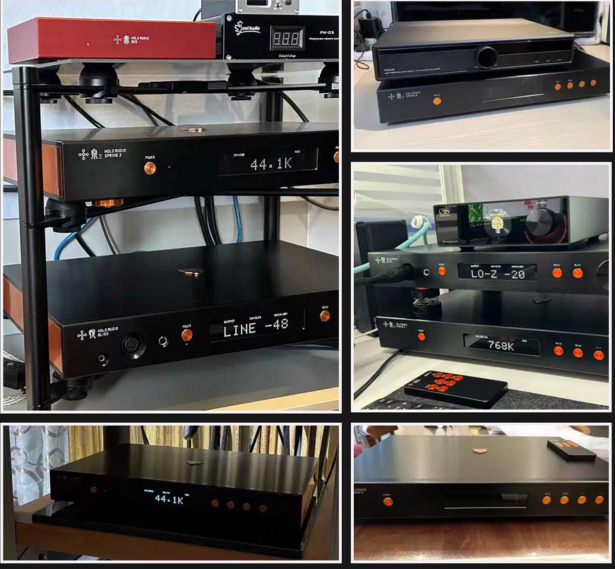 HOLO Audio Spring 3 Fully Discrete R2R Decoder DAC Direct Solution DSD Pre Power Amplifier，L2/L3 direct solution