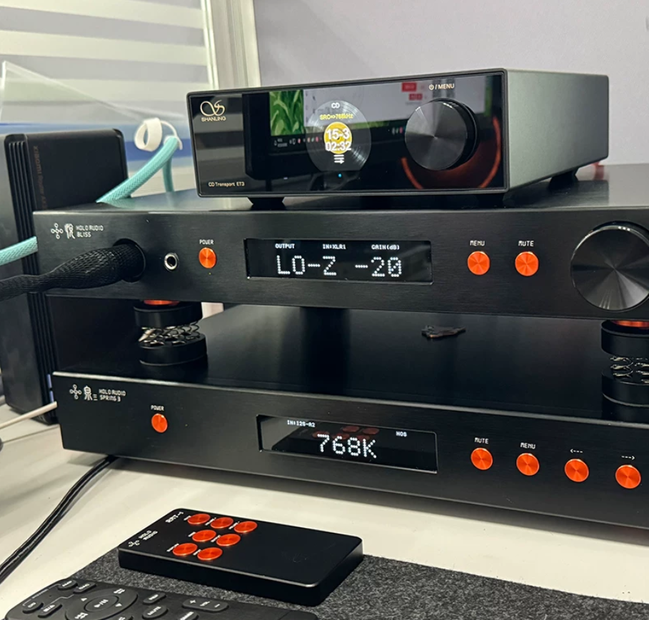 HOLO Audio Spring 3 Fully Discrete R2R Decoder DAC Direct Solution DSD Pre Power Amplifier，L2/L3 direct solution