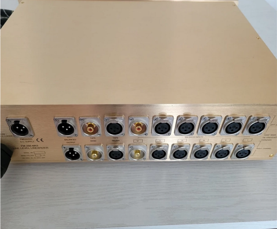 New 1：1 FM266 fully balanced remote control preamplifier can choose single ended input/output version