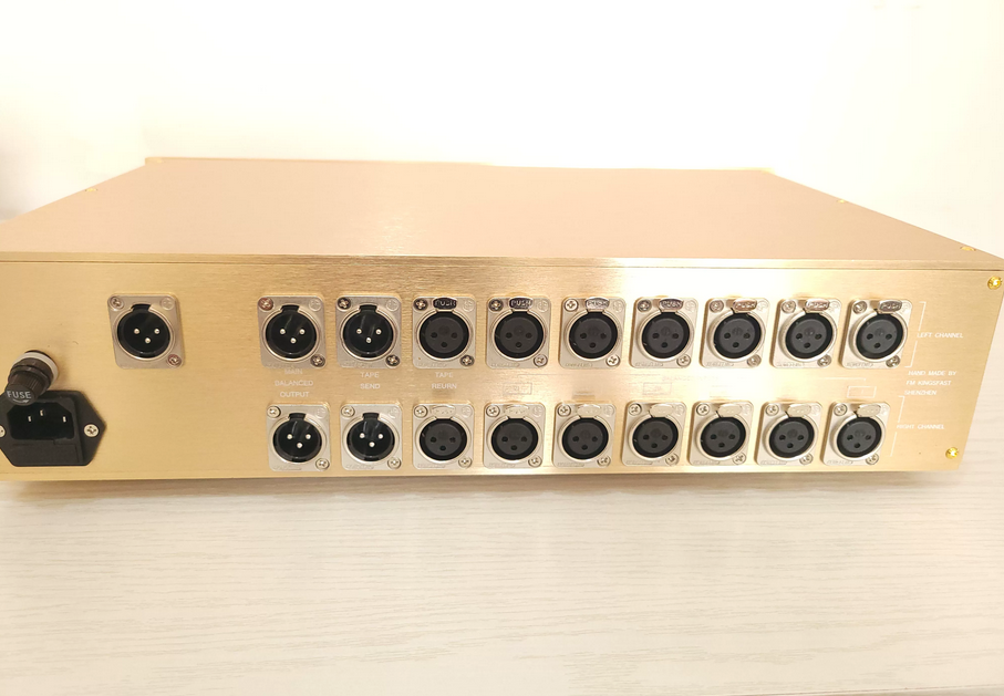 New 1：1 FM266 fully balanced remote control preamplifier can choose single ended input/output version