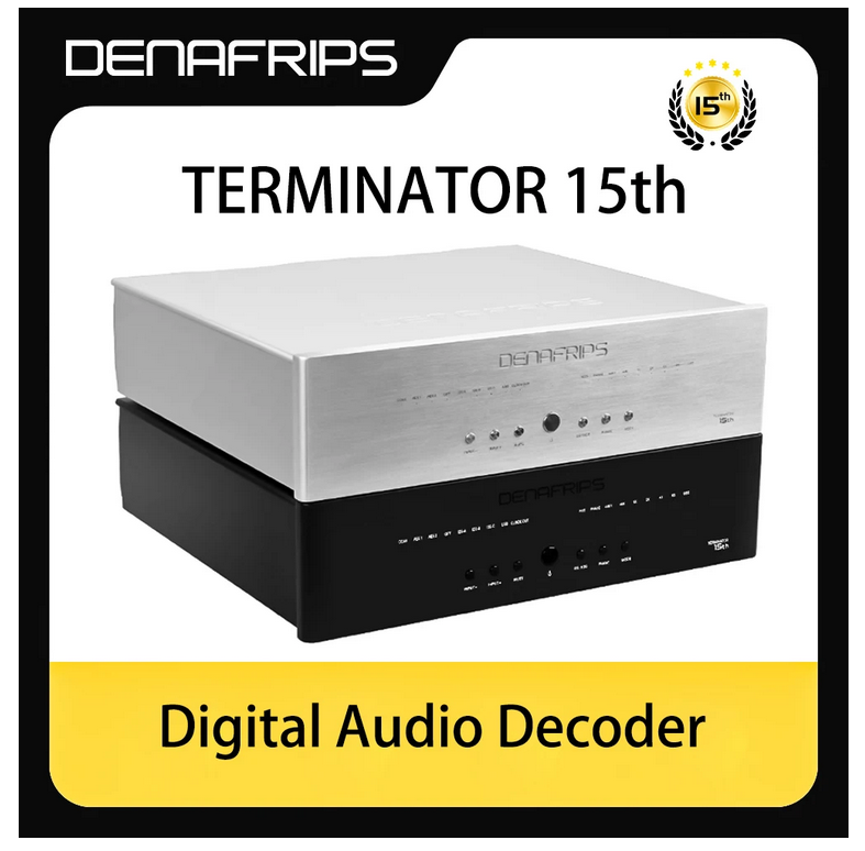 Denafrips TERMINATOR 15TH Digital Audio Decoder R2R Architecture Hifi High-End Audio Sound DAC Decoder OCXO 45.1584MHz 49.152MHz