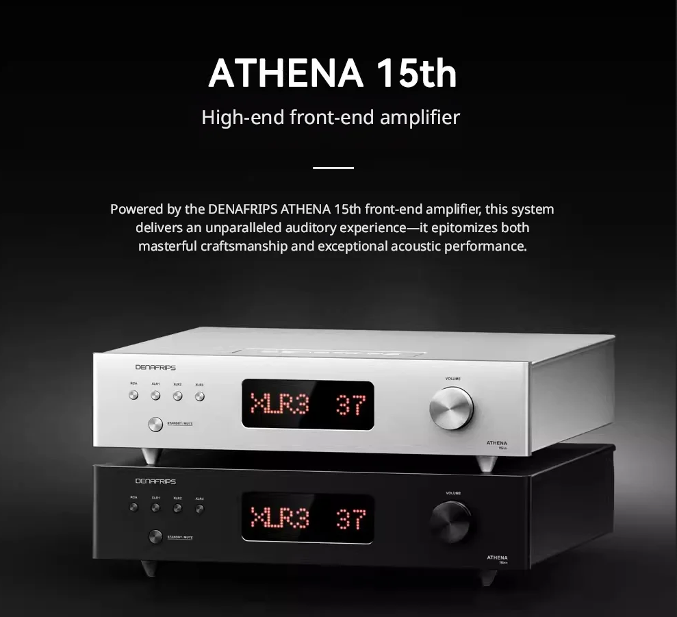 Latest  DENAFRIPS ATHENA 15th Pre Amplifier Pure Class A True Balanced Fully Discrete Flagship Line Stage Pre AMP