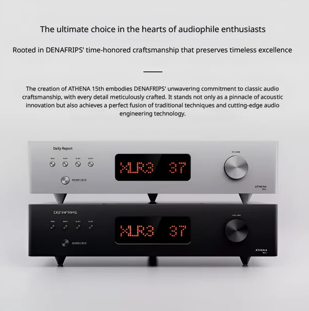 Latest  DENAFRIPS ATHENA 15th Pre Amplifier Pure Class A True Balanced Fully Discrete Flagship Line Stage Pre AMP