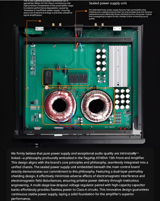 Latest  DENAFRIPS ATHENA 15th Pre Amplifier Pure Class A True Balanced Fully Discrete Flagship Line Stage Pre AMP