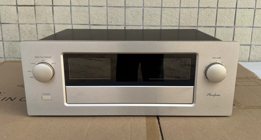 Accuphase Dual vu meter aluminum power amplifier DIY chassis DAC decoding tube amplifier Enclosure 435*150 *311mm