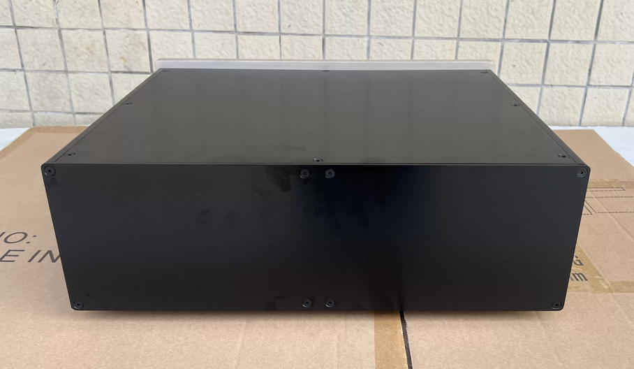 Accuphase Dual vu meter aluminum power amplifier DIY chassis DAC decoding tube amplifier Enclosure 435*150 *311mm