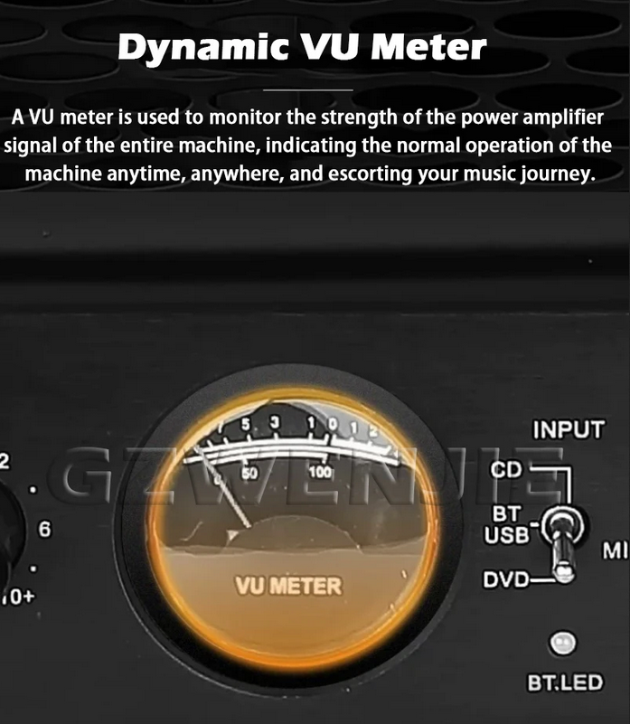 Nobsound MS-30D MKII black Bluetooth USB music player 25W*2 Vacuum tube audio amplifier
