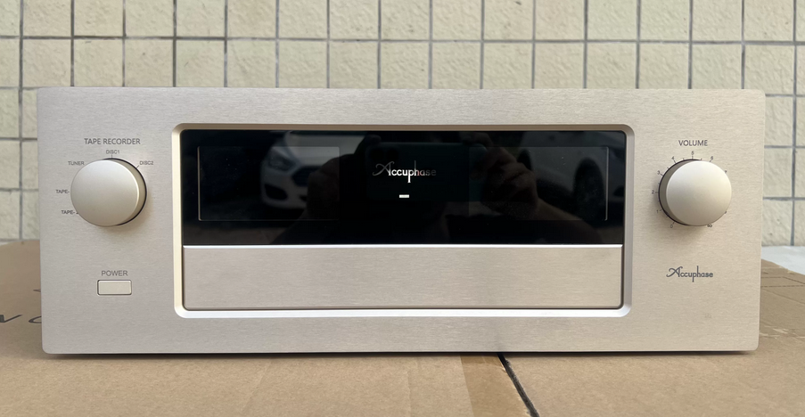 Accuphase Dual vu meter aluminum power amplifier DIY chassis DAC decoding tube amplifier Enclosure 435*150 *311mm