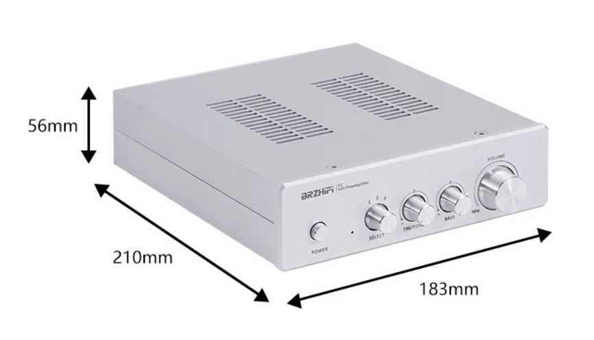 Weiliang Audio F2 Tone Preamplifier gold-sealed OPA 3 input 2 output preamplifier good sound