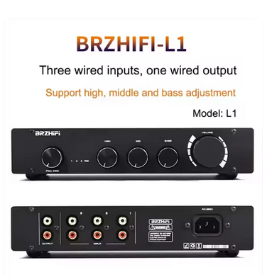 Pure Class A 2.0/2.1 Channel High Bass Adjustable HiFi Preamplifier With Bluetooth 5.0 Available