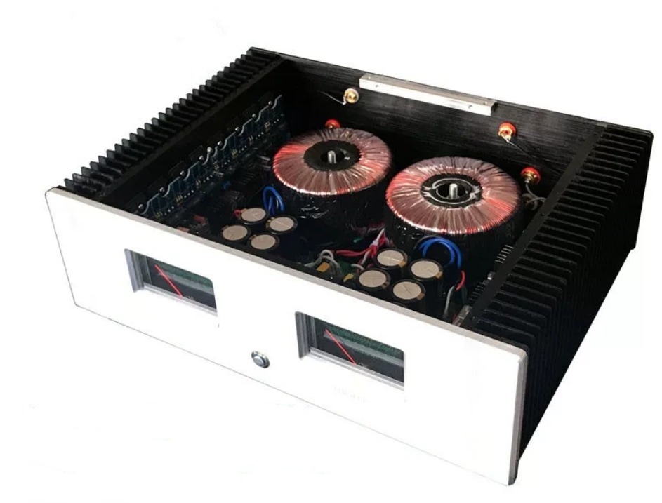 30w*2 Replica Accuphase E550 Class A Power Amplifier High Power Sound Sweet Vu Meter Toshiba Transistor HIFI Audio Amplifier