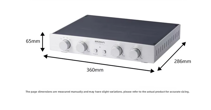 New list BRZHIFI T40 preamplifier uA709 Gold Seal OPA preamplifier 4 in 1 out High and Bass Adjustable Straight Throug