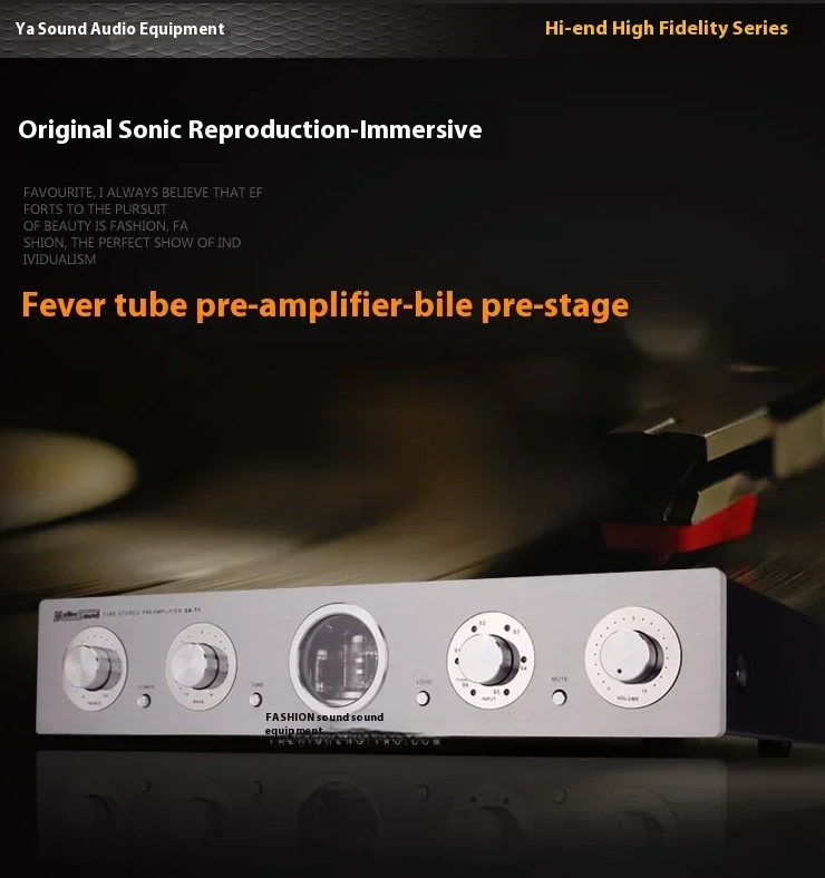 Sound Maker-SA-T1 Classic Line Tube Preamp HIFI Audio Preamplifier Audiophile Grade with Imported Parts