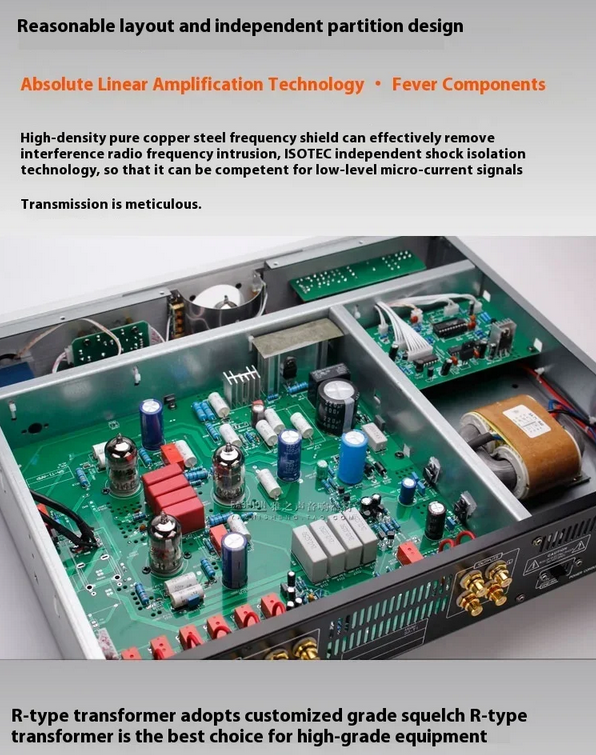 Sound Maker-SA-T1 Classic Line Tube Preamp HIFI Audio Preamplifier Audiophile Grade with Imported Parts