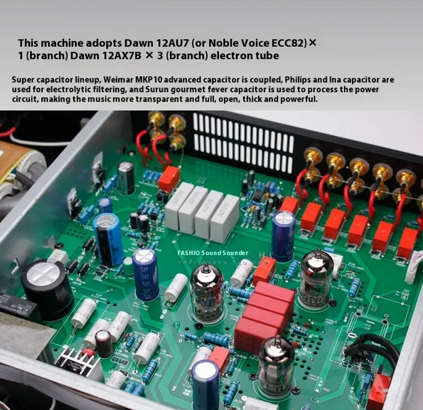 Sound Maker-SA-T1 Classic Line Tube Preamp HIFI Audio Preamplifier Audiophile Grade with Imported Parts