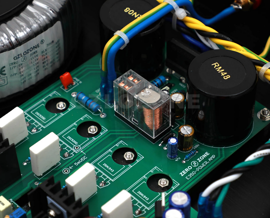 HIFI Remote C3810(Reference C3850)+E350 Preamplifier+Power Amplifier Integrated Amplifier Base On Accuphase Circuit 75W+75W