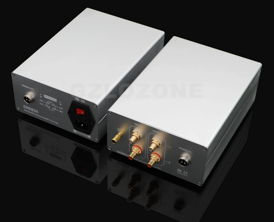 HIFI Split Type-MM ECC83 Tube Phono amplifier Base On EAR834 With Volume control
