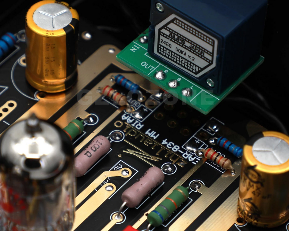 HIFI Split Type-MM ECC83 Tube Phono amplifier Base On EAR834 With Volume control