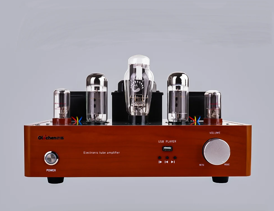 New finished Oldchen 6CA7 EL34 single-ended Class A vacuum tube amplifier HiFi audiophile audio, Bluetooth tube amplifier