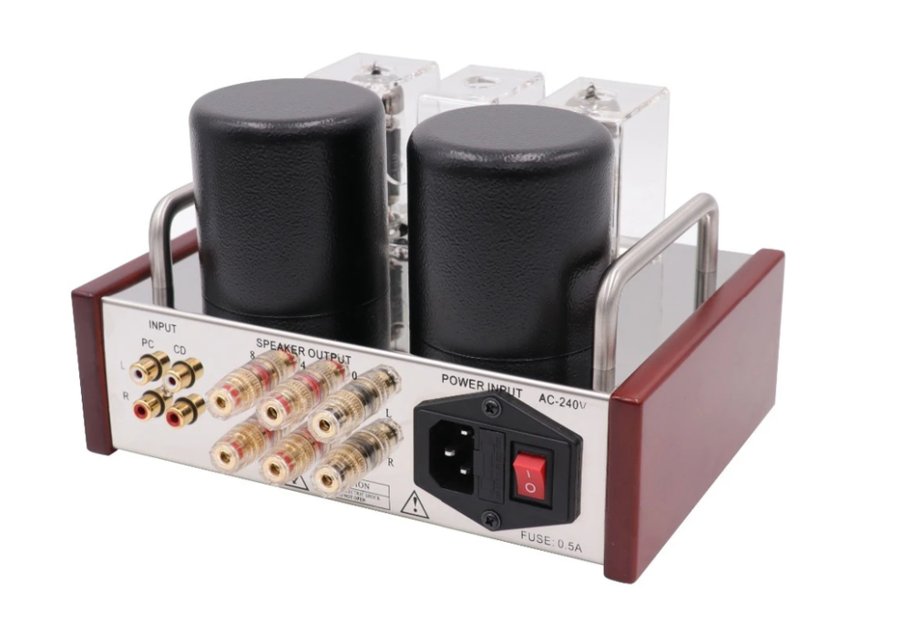 Single End Class A EL84 6P14 12AX7 Stereo Vacuum Tube Amplifier Vintage Audio DIY Sound Improve Integrated Tube AMP 3.6Wx2