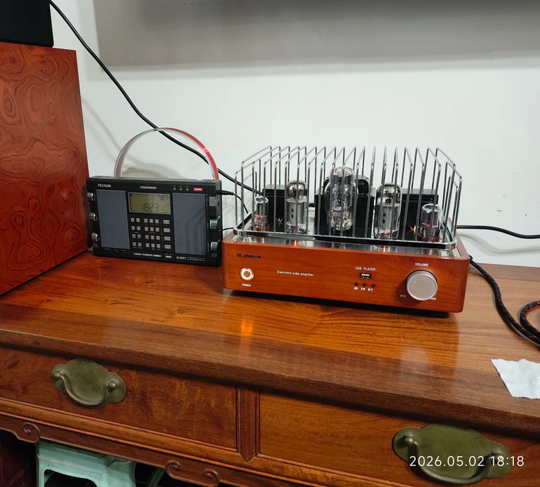 New finished Oldchen 6CA7 EL34 single-ended Class A vacuum tube amplifier HiFi audiophile audio, Bluetooth tube amplifier
