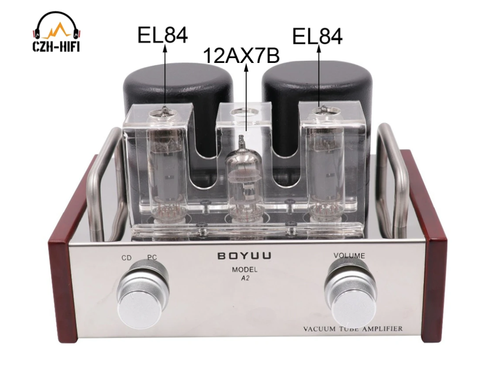 Single End Class A EL84 6P14 12AX7 Stereo Vacuum Tube Amplifier Vintage Audio DIY Sound Improve Integrated Tube AMP 3.6Wx2