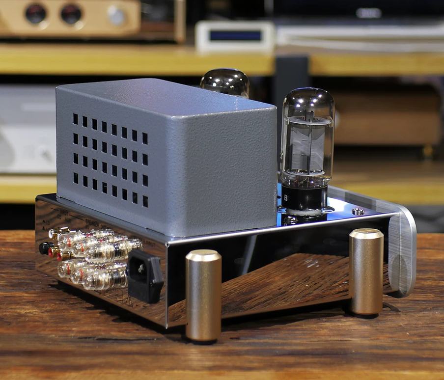 REISONG Boyuu F5 MINI tube Amplifier 6N1 Push 6L6 electron tube Single-ended Power Amplifier support CD AUX input