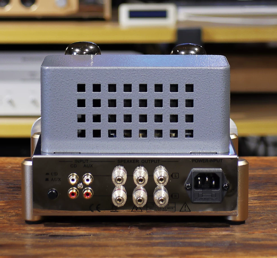 REISONG Boyuu F5 MINI tube Amplifier 6N1 Push 6L6 electron tube Single-ended Power Amplifier support CD AUX input