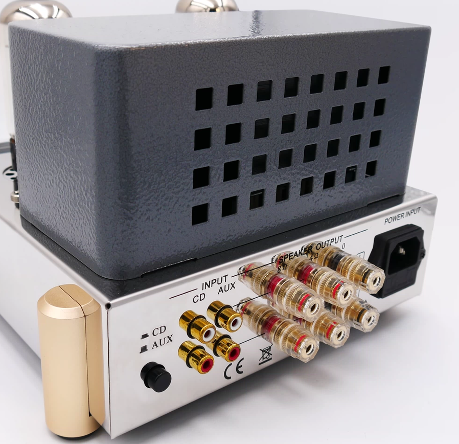 REISONG Boyuu F5 MINI tube Amplifier 6N1 Push 6L6 electron tube Single-ended Power Amplifier support CD AUX input