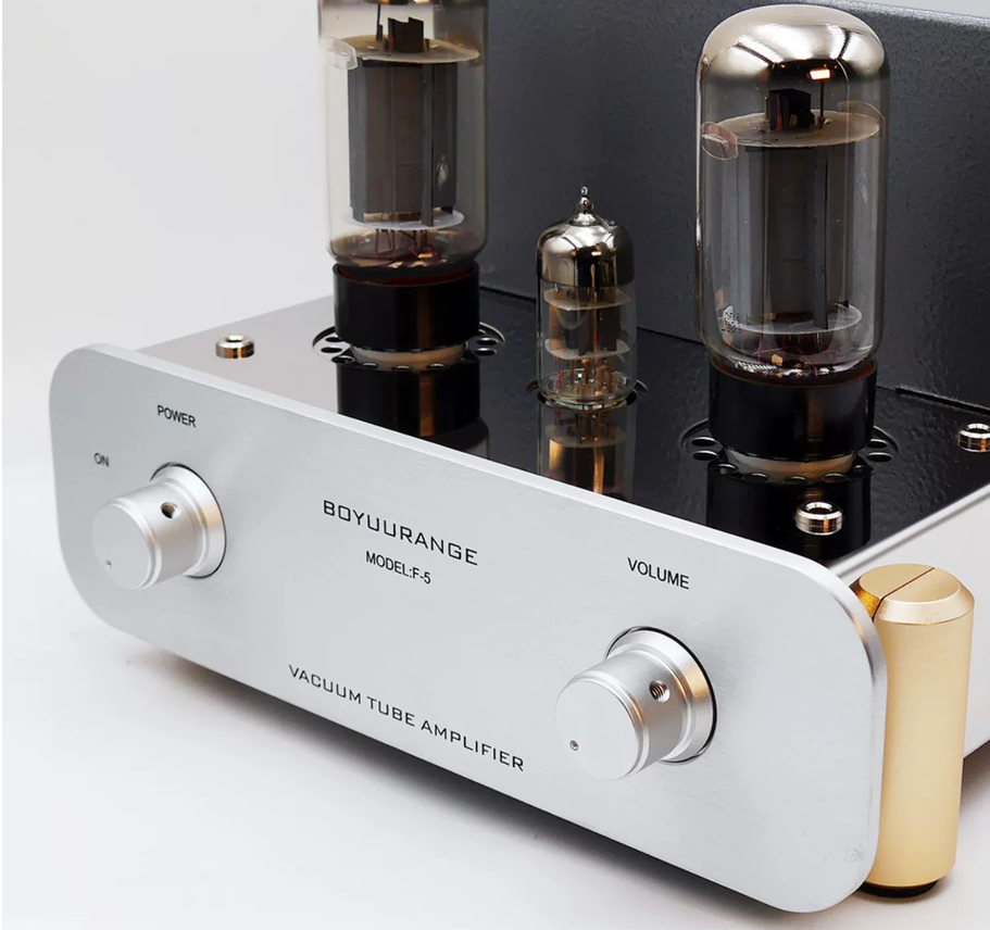 REISONG Boyuu F5 MINI tube Amplifier 6N1 Push 6L6 electron tube Single-ended Power Amplifier support CD AUX input