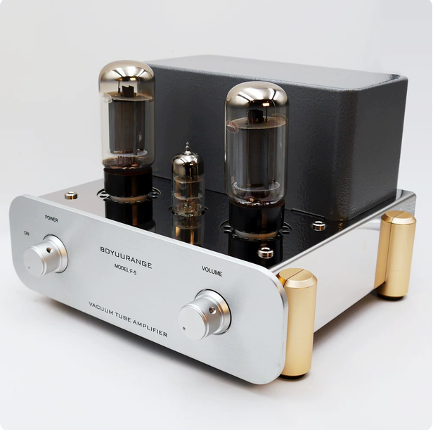 REISONG Boyuu F5 MINI tube Amplifier 6N1 Push 6L6 electron tube Single-ended Power Amplifier support CD AUX input